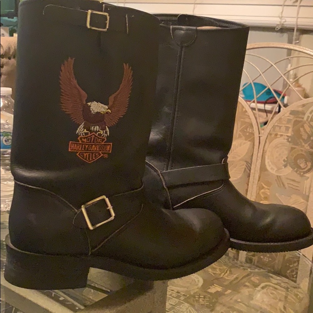 Vintage Harley-Davidson Men’s Jerry Engineer Boots